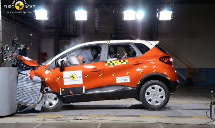 Renault Captur scored 5 stars in EuroNCAP