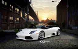 Custom Lamborghini Murcielago show off in Times Square