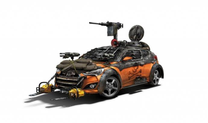 Hyundai Veloster Zombie Survival Machine - the ultimate car for gamers unveiled at Comic-Con