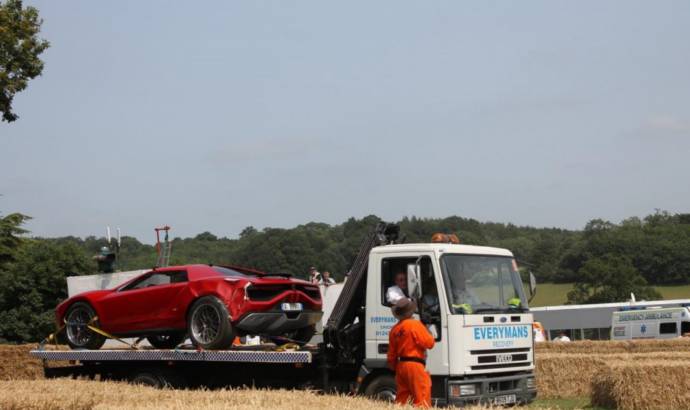 Italdesign Giugiaro Parcour Concept involved in a crash at Goodwood