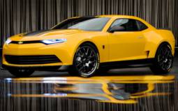 Michael Bay unveils the 2014 Camaro Bumblebee