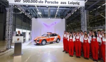 Porsche Cayenne reaches 500.000 units in Leipzig