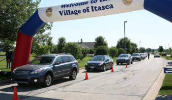 Subaru broke the record for the longest car parade