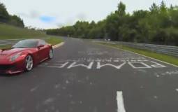VIDEO: Fernando Alonso gives an interview while driving a Ferrari F12 Berlinetta on the Nurburgring