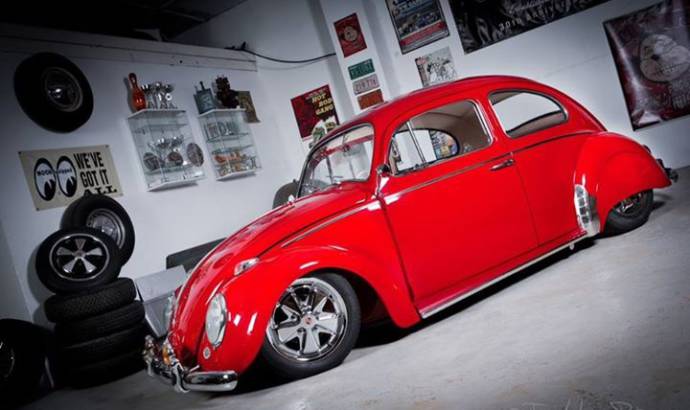 Volkswagen Beetle luxury restored, auctioned at Silverstone