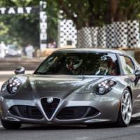 Alfa Romeo 4C makes public debut at Goodwood