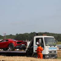 Italdesign Giugiaro Parcour Concept involved in a crash at Goodwood