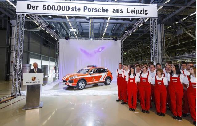 Porsche Cayenne reaches 500.000 units in Leipzig