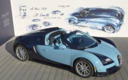 2013 Bugatti Veyron Grand Sport Vitesse Jean-Pierre Wimille unveiled at Pebble Beach