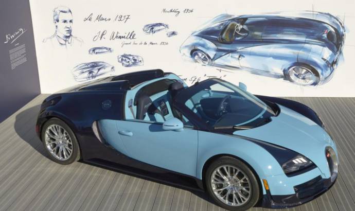 2013 Bugatti Veyron Grand Sport Vitesse Jean-Pierre Wimille unveiled at Pebble Beach