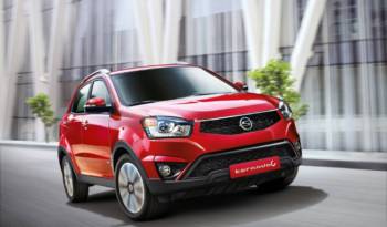 2013 SsangYong Korando facelift introduced in Korea