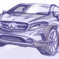 2014 Mercedes-Benz GLA - First official sketches