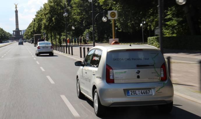 2.619 km in a Skoda Citigo CNG with less than 100 Euros