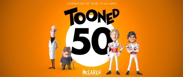 3xVideo: McLaren Tooned 50 - an animated series in honor to the F1 Team's Legends