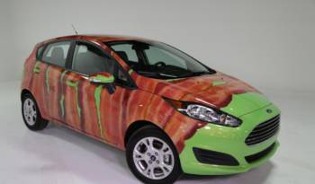 Bacon Day Ford Fiesta looks very strange