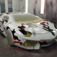 Chris Brown's customized Lamborghini Aventador