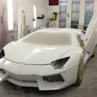 Chris Brown's customized Lamborghini Aventador