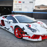 Chris Brown's customized Lamborghini Aventador