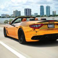 Maserati GranCabrio Gold introduced by Velos Designwerks