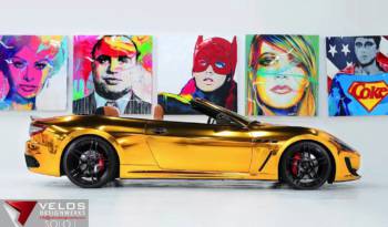 Maserati GranCabrio Gold introduced by Velos Designwerks