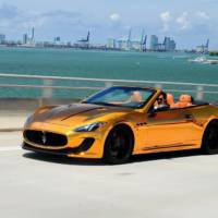 Maserati GranCabrio Gold introduced by Velos Designwerks