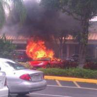 Ferrari F430 burns in Florida
