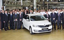 Skoda Rapid Spaceback enters production