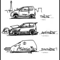 20 years of Renault Twingo in 20 cartoons