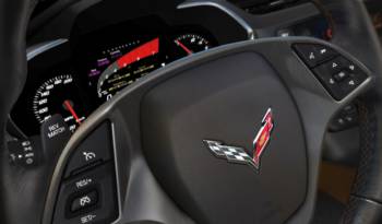 Chevrolet Corvette Stingray instrument cluster video