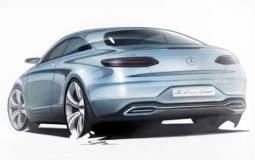 2013 Mercedes-Benz S-Class Coupe Concept - Leaked sketches