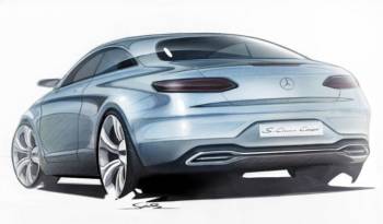 2013 Mercedes-Benz S-Class Coupe Concept - Leaked sketches