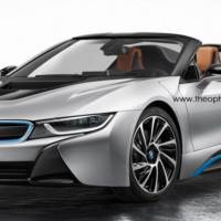 BMW i8 Spyder rendered by Theophilus Chin