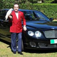 Brazilian millionaire buries his Bentley Flying Spur