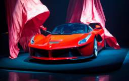 Cristiano Ronaldo and his Ferrari LaFerrari