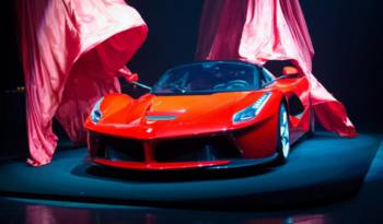 Cristiano Ronaldo and his Ferrari LaFerrari