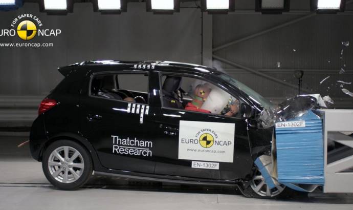 EuroNCAP rated 4 Stars the 2013 Mitsubishi Mirage