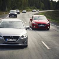 Mazda3 convoy arrives to Frankfurt after 9300 miles