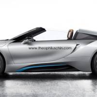 BMW i8 Spyder rendered by Theophilus Chin