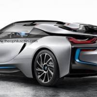 BMW i8 Spyder rendered by Theophilus Chin