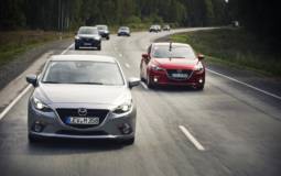 Mazda3 convoy arrives to Frankfurt after 9300 miles