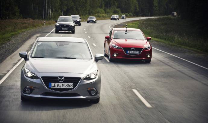 Mazda3 convoy arrives to Frankfurt after 9300 miles
