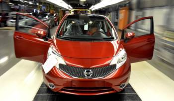 Nissan Note enters production in Sunderland plant