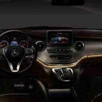 2014 Mercedes-Benz V-Class interior officially unveiled