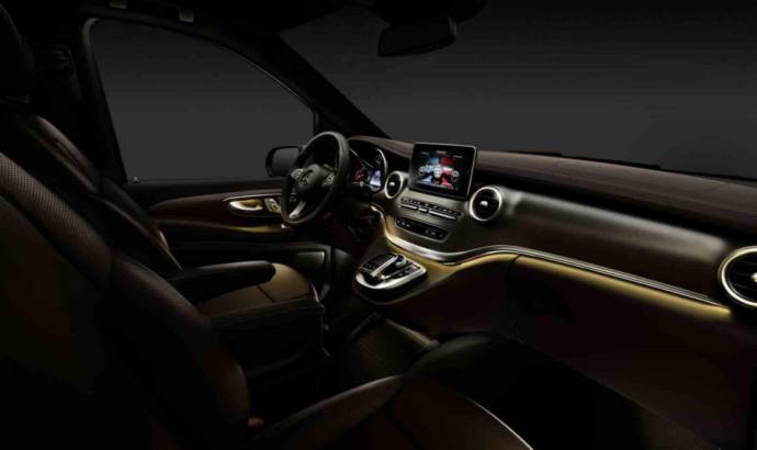 2014 Mercedes-Benz V-Class interior officially unveiled