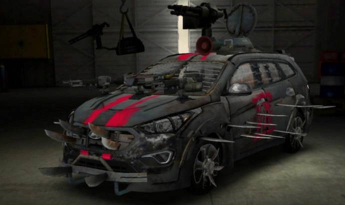 Hyundai Santa Fe Zombie Survival Machine imagined