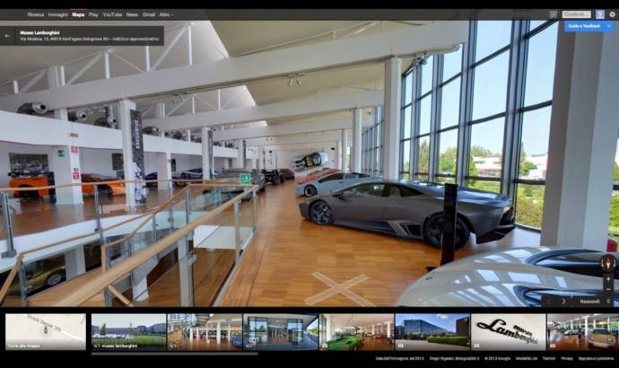 Lamborghini Museum can be visited via Google Maps