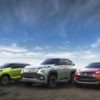Mitsubishi GC-PHEV, Mitsubishi XR-Phev and Mitsubishi Concept AR unveiled