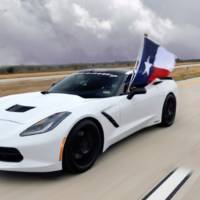 2014 Chevrolet Corvette Stingray by Hennessey hits 200 mph on Texas Highway (+Video)