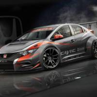 2014 Honda Civic hatchback WTCC previewed on Facebook