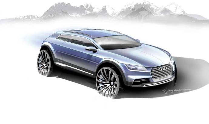 Audi Q1 Concept sketch unveil